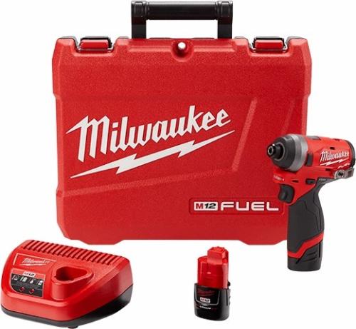 Milwaukee M12 1/4" Hex Impact Kit