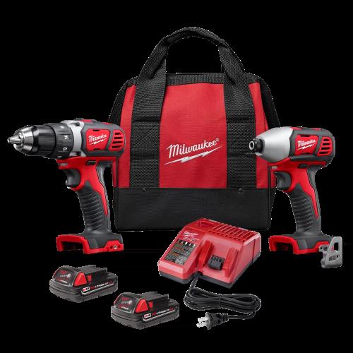 Milwaukee M18 Compact Impact/Drill Combo Kit