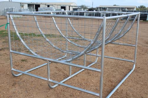 Ranger Gate Co. Hay Cradle Sheep & Goat Galv