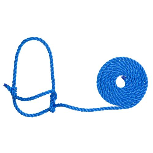 Poly Rope Cow Halter Blue