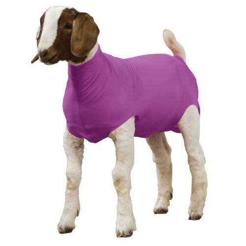 Lg Spandex Goat Tube  Purple