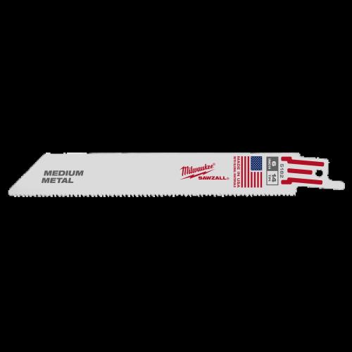 Milwaukee 14Tpi 6" Sawzall Bl Metal 5Pk