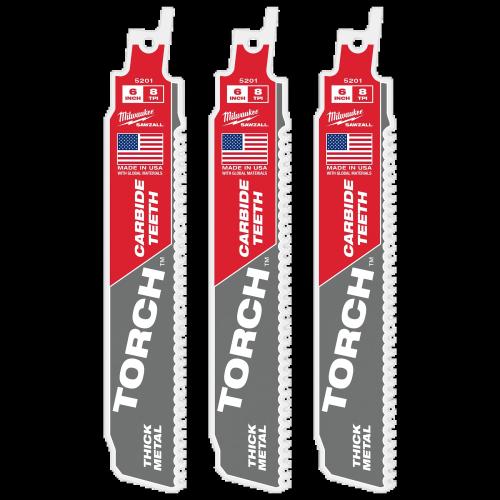 Milwaukee 7Tpi 6" Sawzall Bl Torch 3Pk