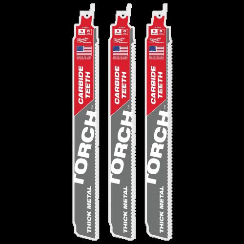 Milwaukee 9" Torch Blade 7Tpi 3Pk