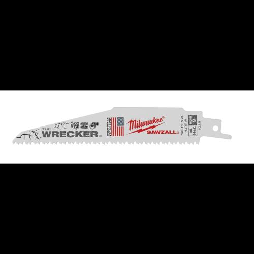 Milwaukee 7/11T 6" Sawzall Bl Wrecker 5Pk