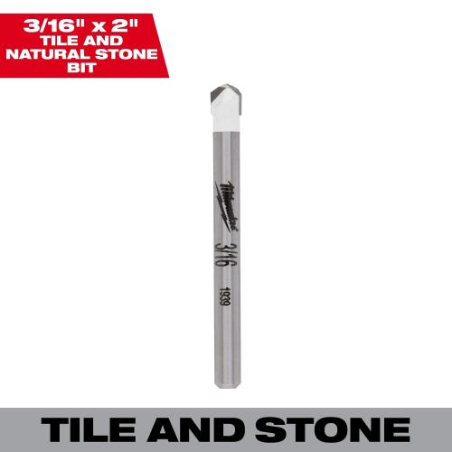 Milwaukee Tile & Stone Bit Set 4Pk