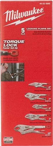 Milwaukee Torque Lock Pliers Kit 5Pc