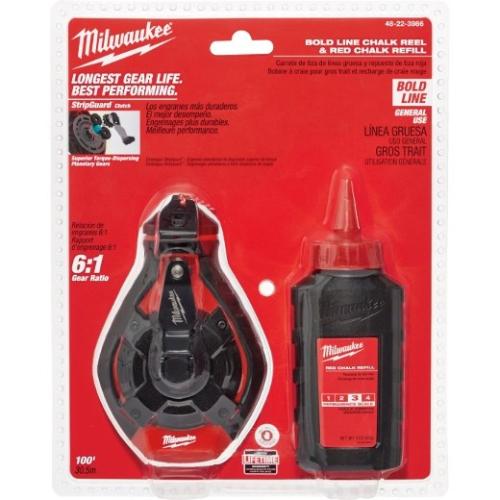 Milwaukee Bold Chalk Line Red 100Ft