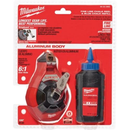 Milwaukee Fine Line Chalk Reel & Blue Re