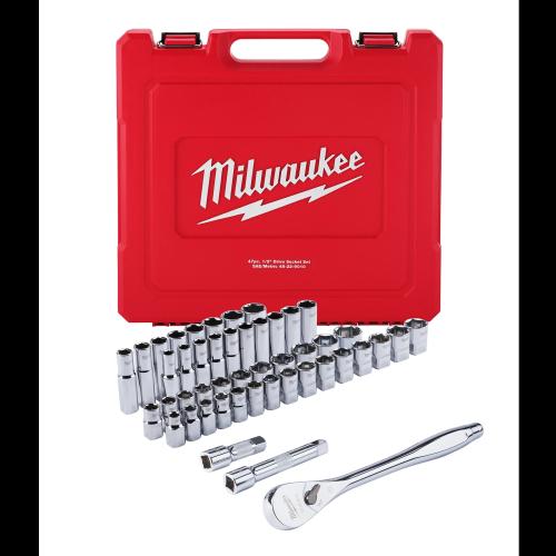 Milwaukee Metric & Sae 47Pc Set Non Roll