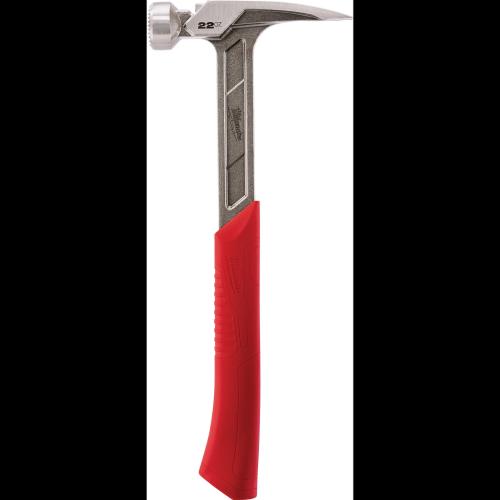 Milwaukee Milled Face Hammer 22 0Z Shock Shield Grip