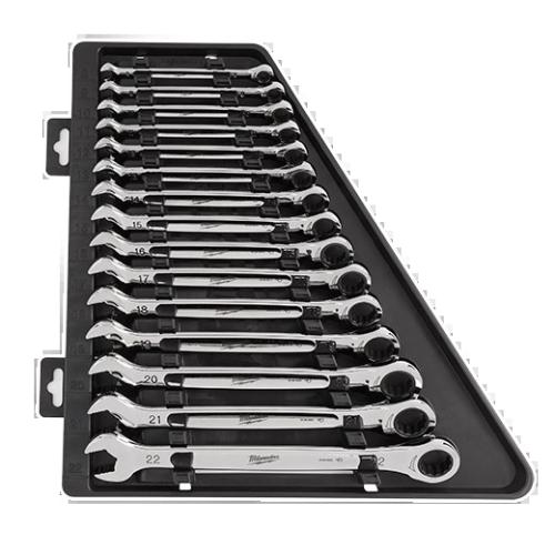 Milwaukee Metric Ratchet Combo Set 15Pc