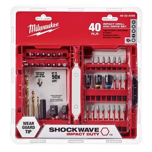 Milwaukee Impact Drill & Drive 40Pc