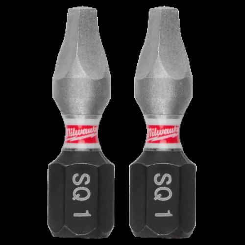Milwaukee S/Wave #1 Square Bit 5Pk