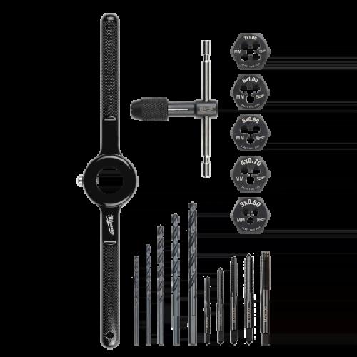Milwaukee 17Pc Metric Tap&Die Set