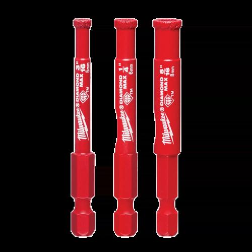 Milwaukee Diamond Max Bits 3Pc