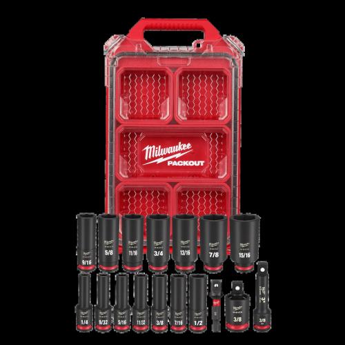 Milwaukee 3/8" Sae Pkout Socket Set