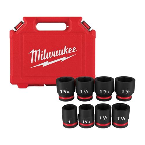 Milwaukee 8Pc Impact Socket Set 3/4"