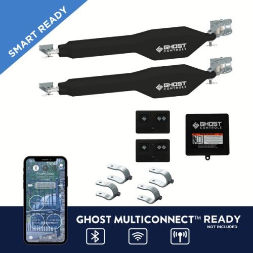 Ghost Controls Auto Dual Gate Opener Kit 30Ft 6' Tds2