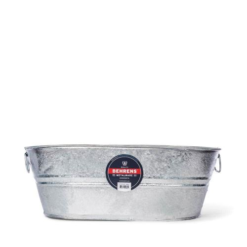 Galvanized Oval Tub 7.5 Gal