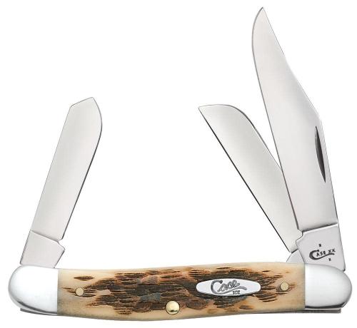 Case 00128 Stockman Amber 3Bl