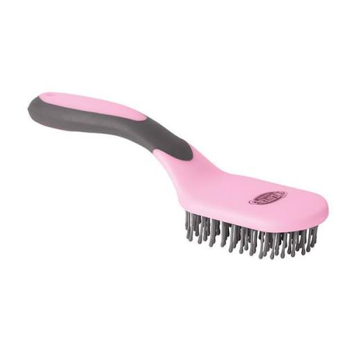 Mane & Tail Brush Gray/ Pink