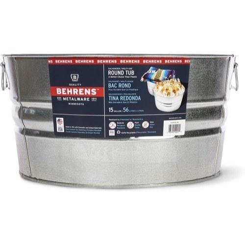 Behrens Galv Tub 15 Gal