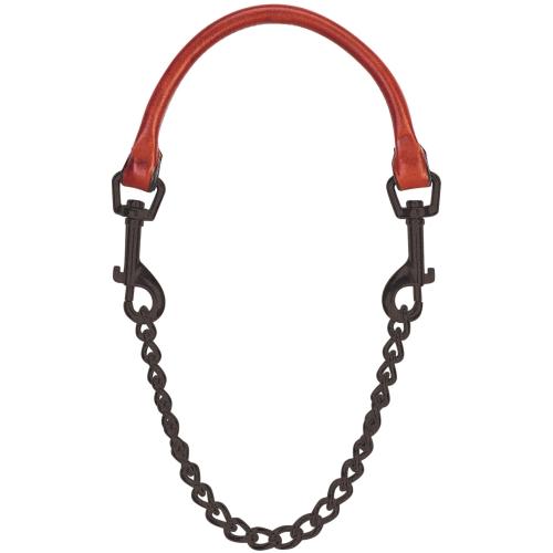 Lthr/Chain Goat Collar  24"