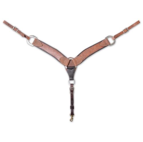 Breast Collar Light/Dark Leath