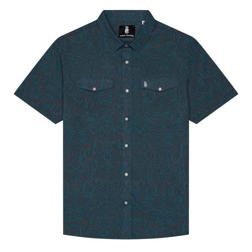 Cowboy Thread Pearl Snap Shirt L