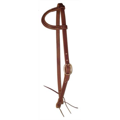 Berlin Leather Headstall 1Ear