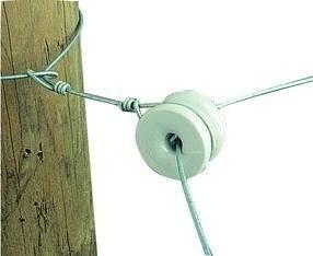 Gallagher Porcelain Reel 41Mm Insulator 10Pk