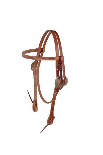 Berlin Leather Headstall Ss Hardware