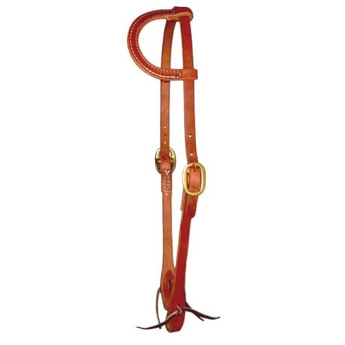 Berlin Leather Headstall 1Ear Tie