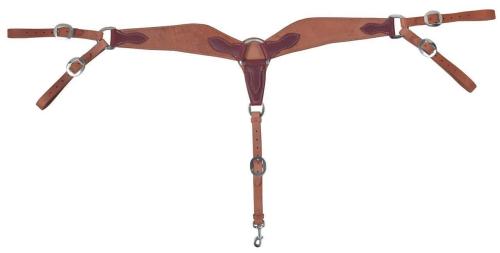 Berlin Leather Breast Collar Roper