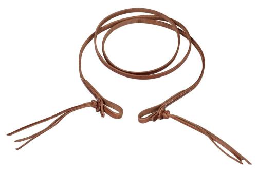 Berlin Leather Rein 5/8X8 Flat Roper Rattlesnake