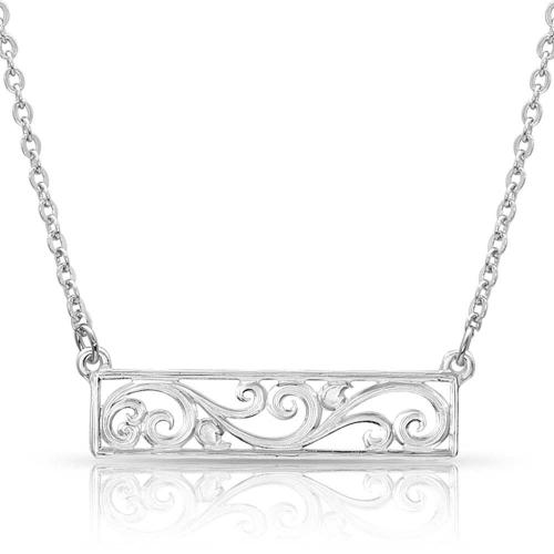 Horiz Scroll Bar Necklace