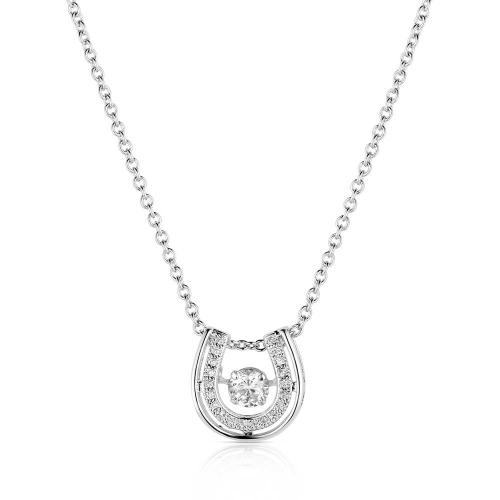 Dancing Horseshoe Necklace