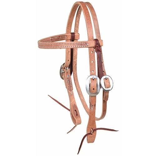 Berlin Leather Headstall Pony Ss Hardware