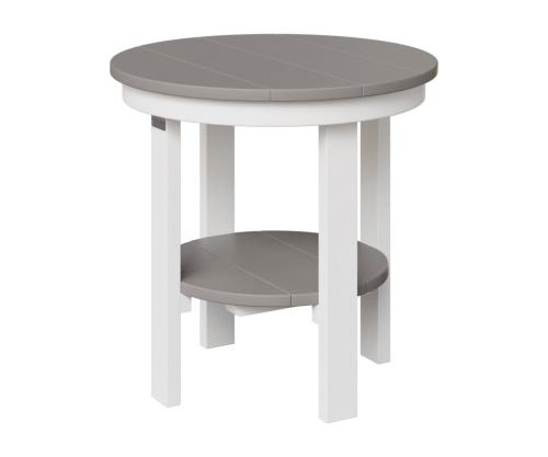 Round End Table Dining Std Color