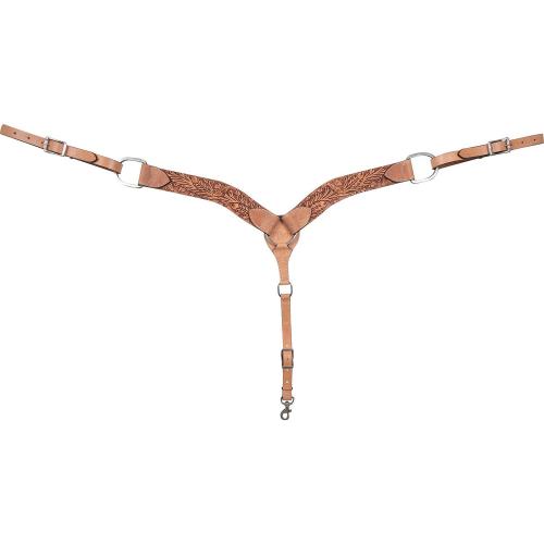 Cashel Breast Collar 2 1/4" Antique Leaf
