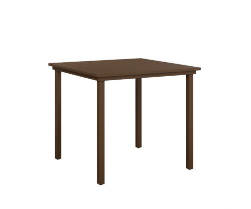 Vida 44" Square Bar Table Alum