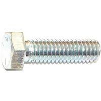 Midwest Fastener 00295 Cap Screw, 3/8-16 in Thread, 1-1/4 in L, Coarse Thread, Hex Drive, Zinc, Zinc, 100 PK
