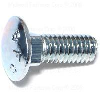 BOLT  3/8 x 1 ZN CARRIAGE 100/BX