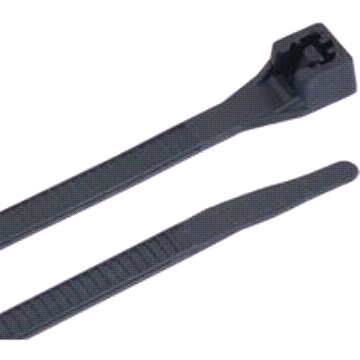 CABLE TIE  8" BLACK 46-308UVB 100/PK 