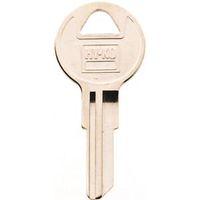 Hy-Ko 11010CG16 Key Blank, Brass, Nickel, For: Chicago Cabinet, House Locks and Padlocks, CG16 Key Number