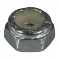 NUT  NYLON LOCK COARSE #6-32 100/BX