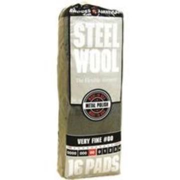 STEEL WOOL PADS #00 16/PK 106602-6 
