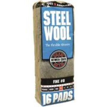 STEEL WOOL PADS GR.0(FINE)16PK 20610 