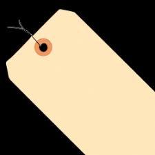 TAG MANILA W/WIRES LG #5 13PT 1000/BX 